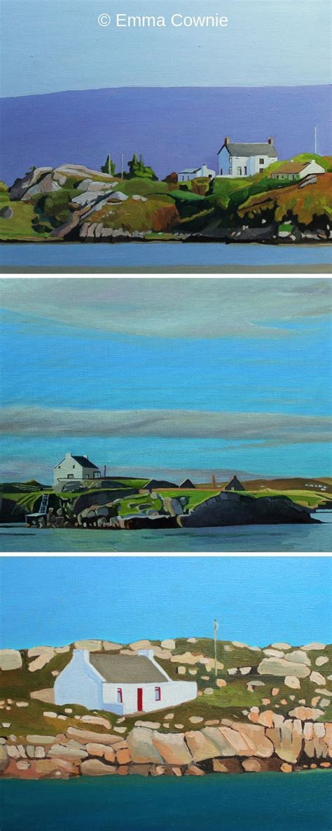 Donegal Paintings Ireland Landscape Illustration Seascape