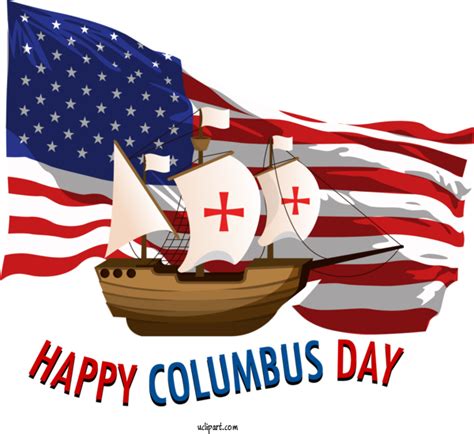 Columbus Day Columbus Day Us Flag Boat For Happy Columbus Day Happy