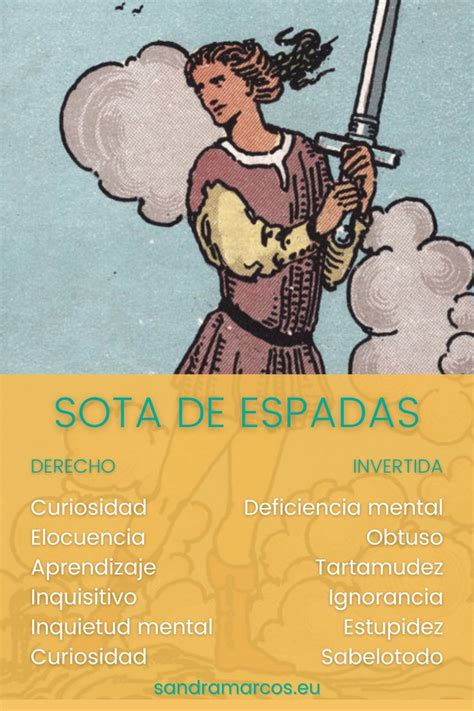 rotación Interesar Interpersonal significado de la sota de espadas en