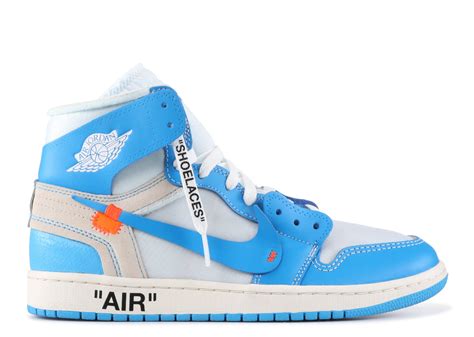 Ebay hallo, trade oder verkaufe den off white jordan 1 unc (blue) & den travis 1er :) bei interesse. Off White Air Jordan 1 Retro High University Blue UNC - kickstw