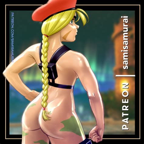 Rule 34 Ass Cammy White Facing Away Female Only Harness Pinup Samisamurai Side View Sideboob