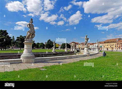 Padua Padova Town Park Isola Memmia Stock Photo Alamy