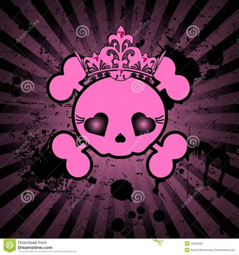 Cute Skull With Crown Royalty Free Stock Photos Image