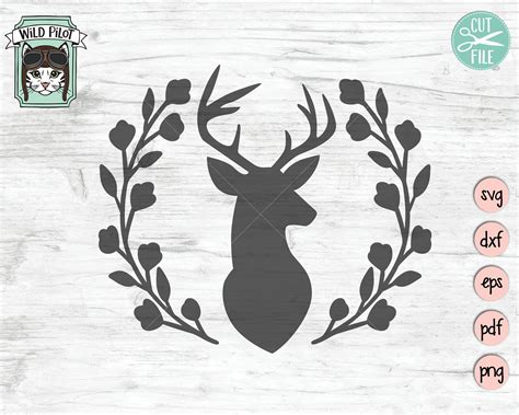 Deer SVG file Deer Head svg file Deer Head Silhouette svg | Etsy | Deer head silhouette, Deer 