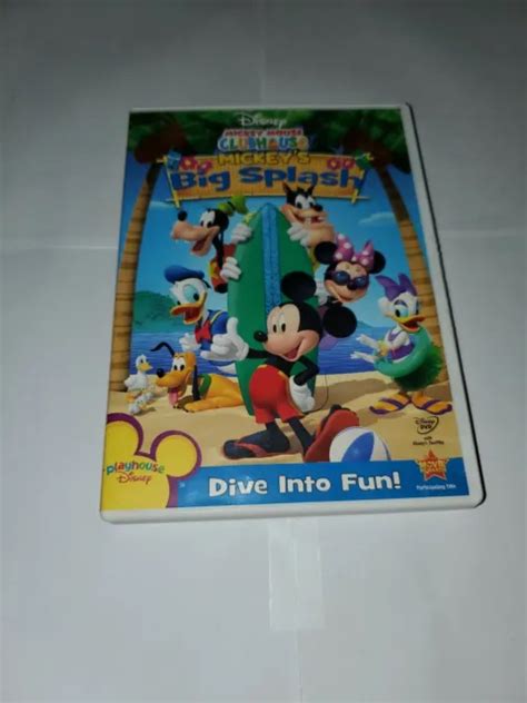 Mickey Mouse Clubhouse Mickeys Big Splash Dvd 2009 299 Picclick