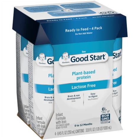 Gerber Good Start Soy Ready To Feed Infant Formula With Iron 4 Ct 8