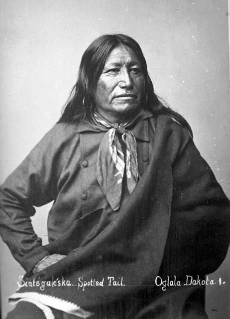 Spotted Tail Aka Siŋté Glešká 1823 1881 Was A Brulé Lakota Tribal