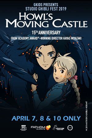 Families can talk about howl's moving castle's messages and themes. Movie Poster for Howl's Moving Castle (English Dubbed ...