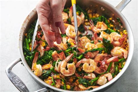 Sauteed Shrimp With Vegetables Recipe — The Mom 100