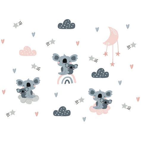 Stickers Koalas Messagers De Lamour Stickers Stickers Animaux