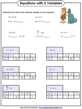 Algebra worksheets for algebra i and algebra ii courses that start with simple equations and polynomials and lean to advanced conics. Algebra Worksheets