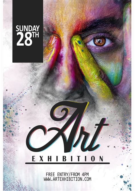 Art Exhibition Poster Tulisan