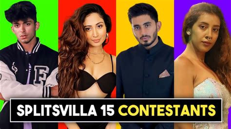 Splitsvilla 15 All Confirm Contestants Full List MTV Splitsvilla New