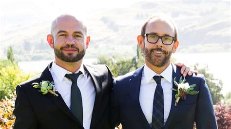 first gay couple to get married interracial hot photos