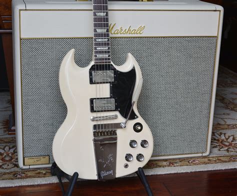 1965 Gibson SG Standard Very Rare Polaris White Finish Classic