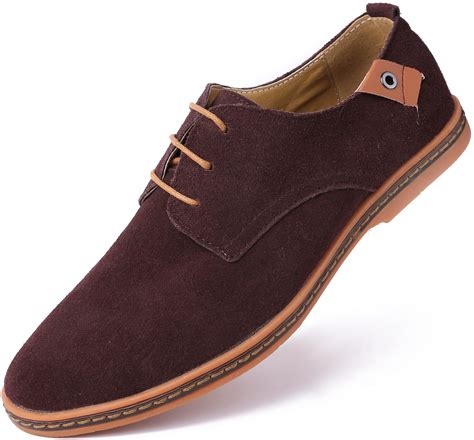 Mio Marino - Marino Suede Oxford Dress Shoes for Men - Business Casual ...