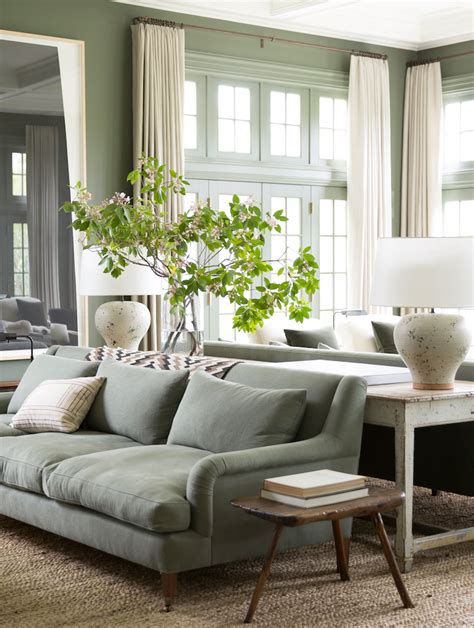 Best Sage Green And Brown Living Room With Diy Home Decorating Ideas