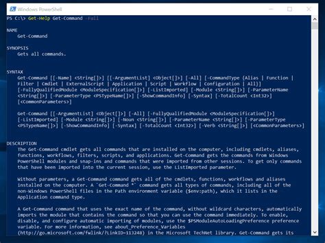 Powershell Get Help Get Help In Powershell With Get Help Command