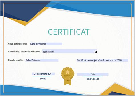Jalios Community Certificat Et Attestation De Participation Modèles