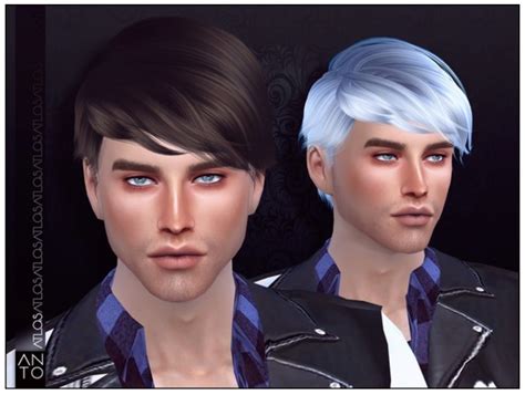 Thesimsresource Anto Atlas Hair Hairstyles With Bangs Straight