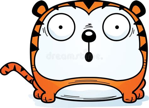 Surprised Cartoon Tiger Stock Vector Illustration Of Surprised 116107815