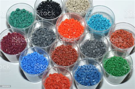 Colored Polymer Resins In Lab Stock Photo - Download Image Now - iStock