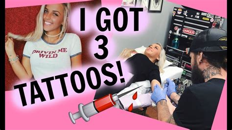 I Got 3 Tattoos Youtube