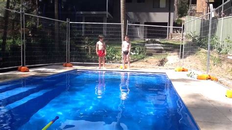 Jumping In A Freezing Cold Pool Youtube