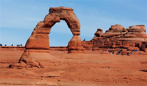 Delicate Arch From Upper Delicate Arch Viewpoint Arches Nationa