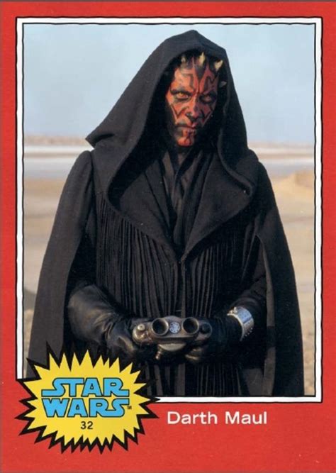 2015 NYCC Exclusive Oversized Topps Star Wars Cards - Darth Maul ...