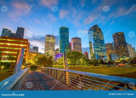 Downtown Houston Skyline Stock Photo Image Of Houston 84577242