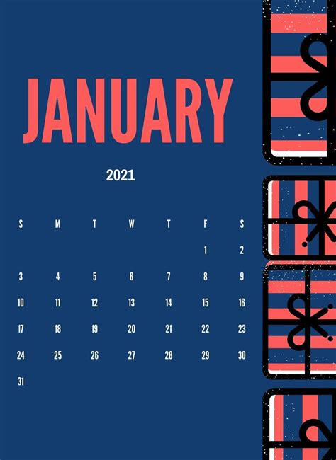 January 2021 Calendar Pdf Word Excel Template 13 2021 Calendar