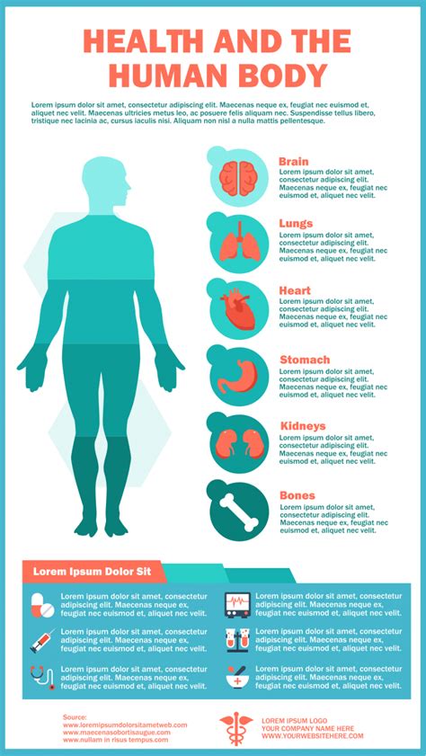 Health And The Human Body Infographic Template Simple Infographic Maker Tool By Easelly