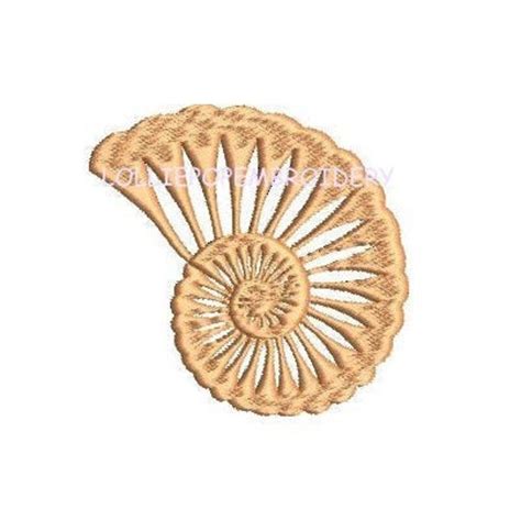 Instant Download Sea Shell Machine Embroidery Design Etsy