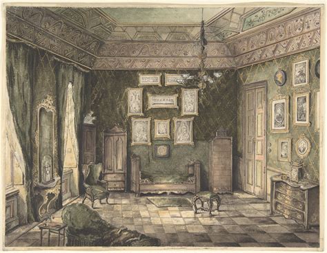 Attributed To Anonymous German 19th Century Design For Interior