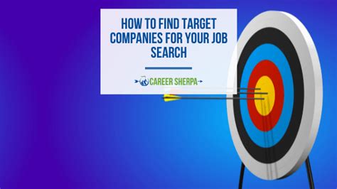 How To Find Target Companies For Your Job Search