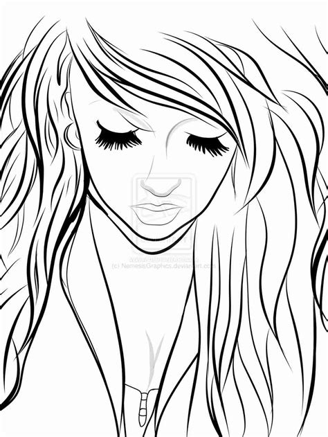Hipster Girl Coloring Pages At GetColorings Com Free Printable