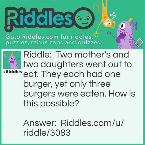 Burgers Riddle And Answer Riddles