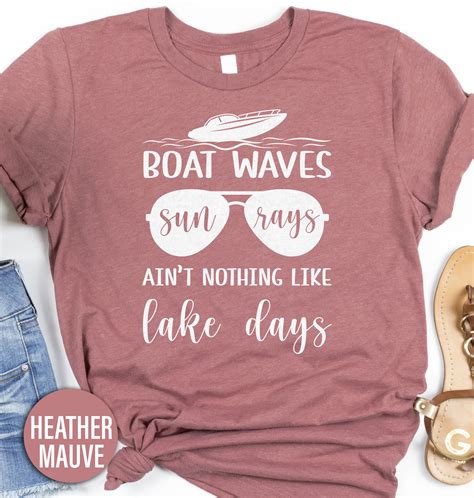 boat waves and sun rays shirt ideal cruise vacation t shirt
