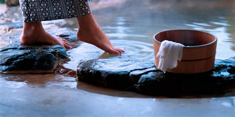 a writer has her first experience with japan s natural bubbling hot springs—known as onsen—and