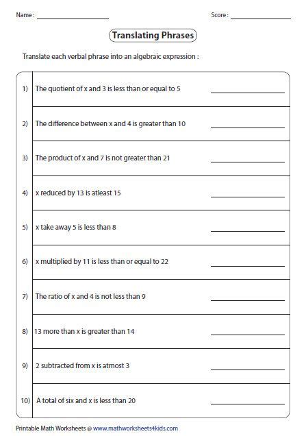 2021 system of inequalities worksheet pdf : Writing Linear Equations From Word Problems Worksheet Pdf ...