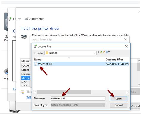 Installing The Wmf2eps Printer On Windows 8 And 10