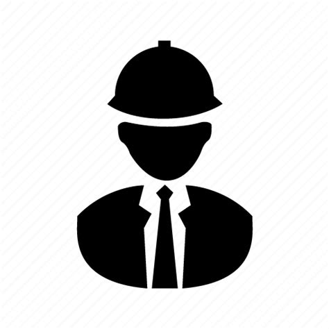 Contractor Engineer Helmet Man Worker Icon Download On Iconfinder