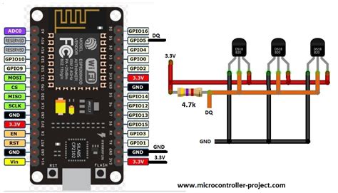 Interfacing Ds18b20 Temperature Sensor With Arduino And Esp8266 8 Vrogue