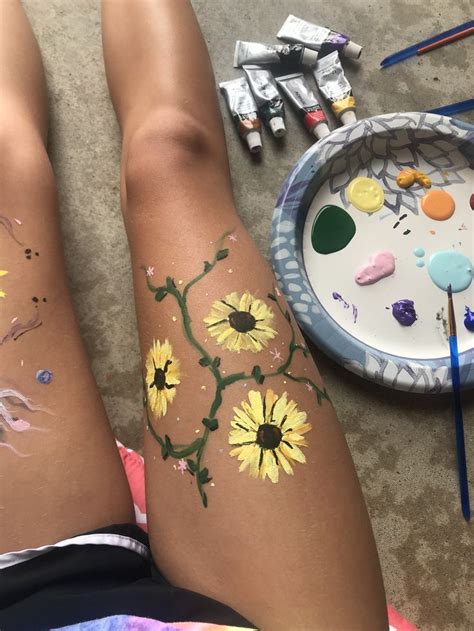 Leg Painting Body Art Ideas