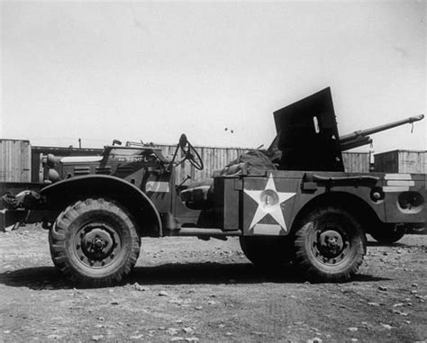 Photo M6 Gun Motor Carriage With 37 Mm Gun M3 Anti Tank Gun Newport