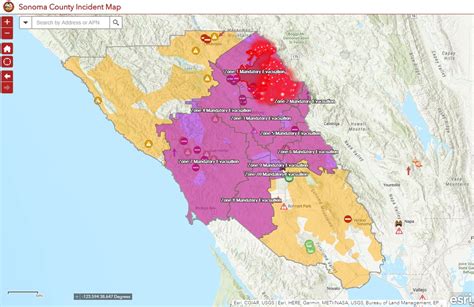 Interactive Map Kincade Fire Evacuation Zones Fire Perimeter Kron4
