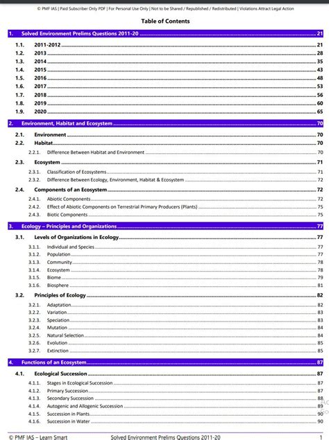 Pmf Ias Environment 2021 22photocopy Bw With Spiral Upsc Book Shop