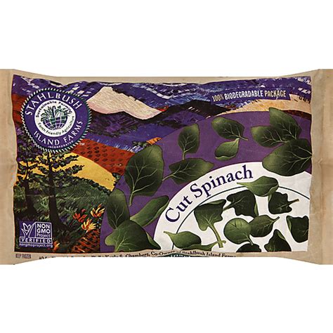 Stahlbush Island Farms Spinach Cut 10 Oz Shop Clements