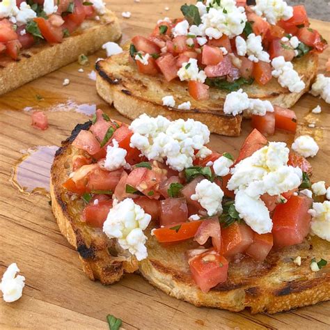 · meanwhile, place tomatoes in a baking pan. Tomato, Basil, & Goat Cheese Bruschetta | Olive Oil ...